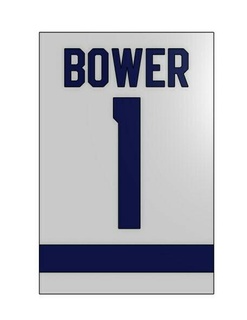 bower maple leafs banner hockey toronto sign legend johnny 3d print model - Mito3D