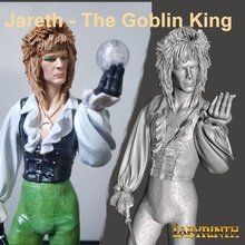 bowie goblin king - sparx art labyrinth jareth music david 3d print model - Mito3D
