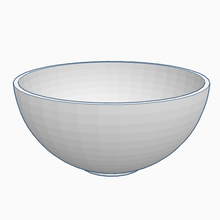 bowl home boul container 3d print model - Mito3D