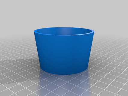 bowl - 55-65mm taper 40mm height Home customized household 3d print model - Mito3D