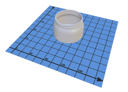 bowl airbrush washing station 3d print model - Mito3D