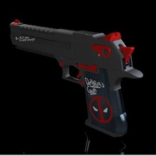 çanak Deadpool tabanca çöl kartal Fincan dekor kahraman 3d print model - Mito3D