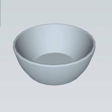 bowl nuts 3d print model - Mito3D