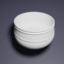 bowl plant saucer 3d print model - Mito3D