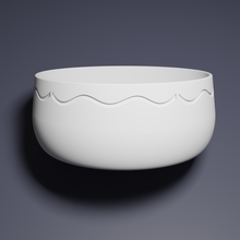 bowl plant saucer 3d print model - Mito3D