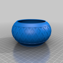 ciotola vaso arredamento fioriera pentola 3d print model - Mito3D