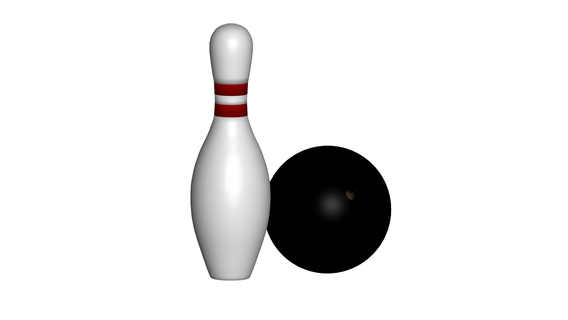 Bowling Sport abspielen Ball 3d print model - Mito3D