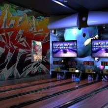 bowling oyun faliyet alani sahne 3d model toplu iğne varlık low poly eğlence Yazdır Sanat 3d print model - Mito3D