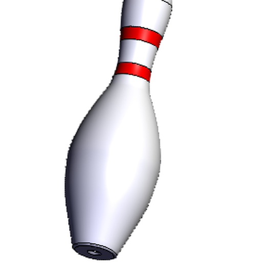 Bowling Stift 3D print model - Mito3D