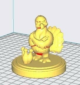 bowling turkey award 3d print model - Mito3D