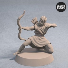 archers pose 2 3d imprimable miniature 3d print model - Mito3D