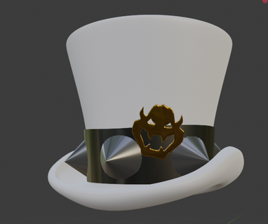 bowser's top hat disney hercules skull cosplay articulating armor sword lamp antique nintendo wedding fashion 3d print model - Mito3D