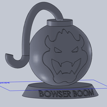 bowser boom jeu mario bros 3d print model - Mito3D