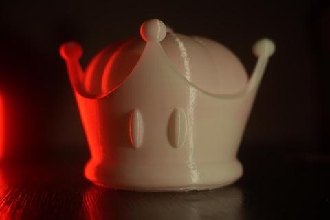 bowsette crown mario power video game cosplay 3d print model - Mito3D