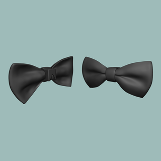 bowtie - button clip accessories fashion bow tie 3d print model - Mito3D