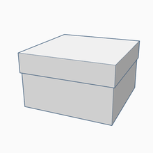box home cube drawer 3d print model - Mito3D