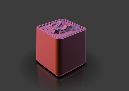 box bucket organic 3dmodel design designer kitchens stl 2023 3d print model - Mito3D