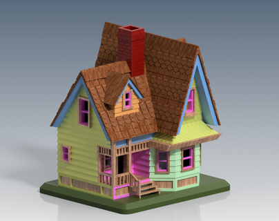 boîte enfant Jeu amusement maison ornement disney film Pixar collection jouet 3d print model - Mito3D