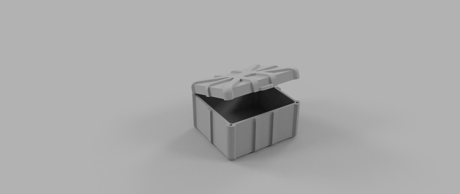 scatola conservazione contenitore astuccio guaina cassetta degli attrezzi militare design 3d print model - Mito3D