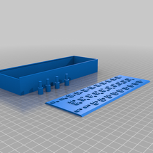 scatola + tabellone segnapunti crokinole gioco giocattolo Accessori 3d print model - Mito3D