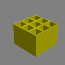 box - divide vari devide 3d print model - Mito3D