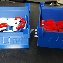 box 10 x 4 cm stapelbar tool stack Aufräumen storage - Boxen 3d print model - Mito3D
