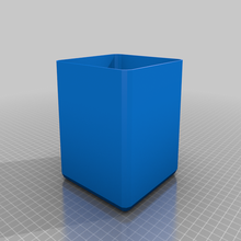 box 120x120x120 customized containers 3d print model - Mito3D