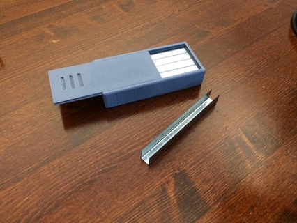 caixa 14mm t50 grampos Ferramentas agrafador mão faça 3d print model - Mito3D