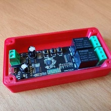 box 2 channel smart relay gadget mount alexa amazon google assistant board case tuya 3d print model - Mito3D