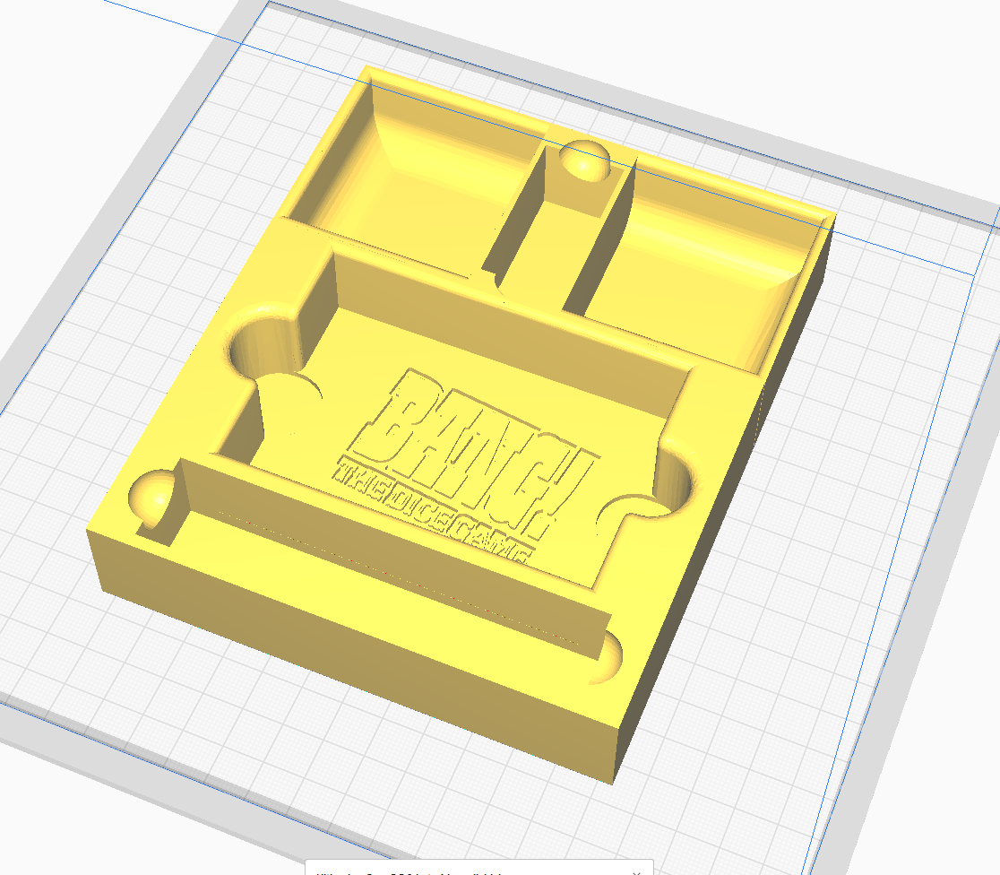 boîte coup dé Jeu 3D print model - Mito3D