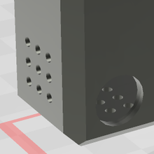 box battery rail picatinny - airsoft 3d print model - Mito3D