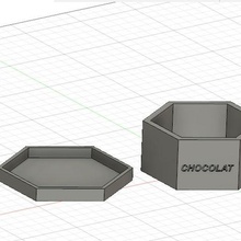 boîte Chocolat gadget 3d print model - Mito3D