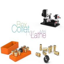 box Spannzange mini Drehbank verschiedene hobby collet 3d print model - Mito3D