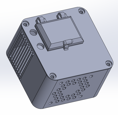 caja enfriador akk diversidad rx artilugio vídeo recibido ventilador zumbido fpv 3d print model - Mito3D