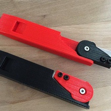 box cutter whistle led Licht camping survival edc tool hand-Werkzeuge nsfw 3d print model - Mito3D