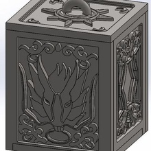 box-Drachen bronze Spiel Ritter zodiac 3d print model - Mito3D