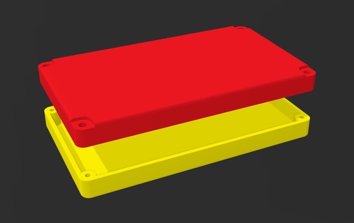 boîte enceinte espace rangement récipient Cas gaine 3d print model - Mito3D