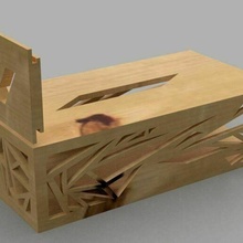box fabric tissue 3d print model - Mito3D