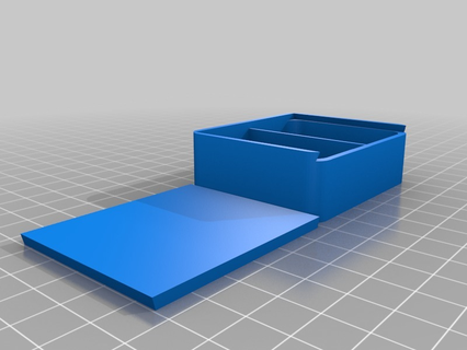 boîte poisson personnalisé conteneurs 3d print model - Mito3D