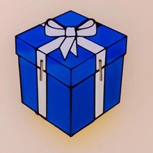 box gift tag 3d print model - Mito3D