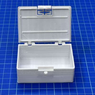 box hinged lid tools spare parts small sorting workshop organization 3d print model - Mito3D