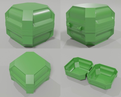 box hinges 3d print model - Mito3D