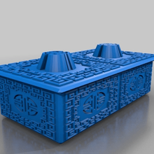 box inspired hanoi home containers 3d print model - Mito3D