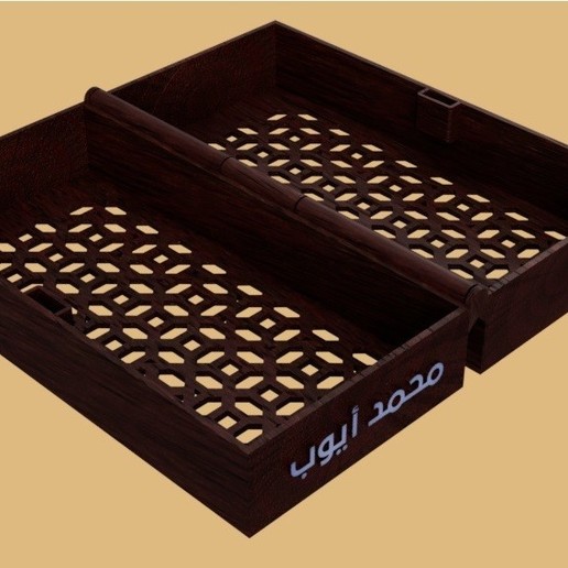 box islamic motifs without name home magnetic islamicbox decoration decor 3D print model - Mito3D