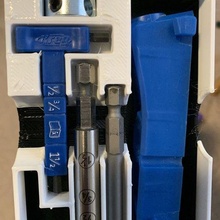 caixa kreg bolso orifício gabarito 310 ferramenta pocketole Caixa ferramentas armazenamento recipiente 3d print model - Mito3D