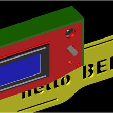 box lcd ramp 14 hello bee prusa other models various screen 3d print model - Mito3D