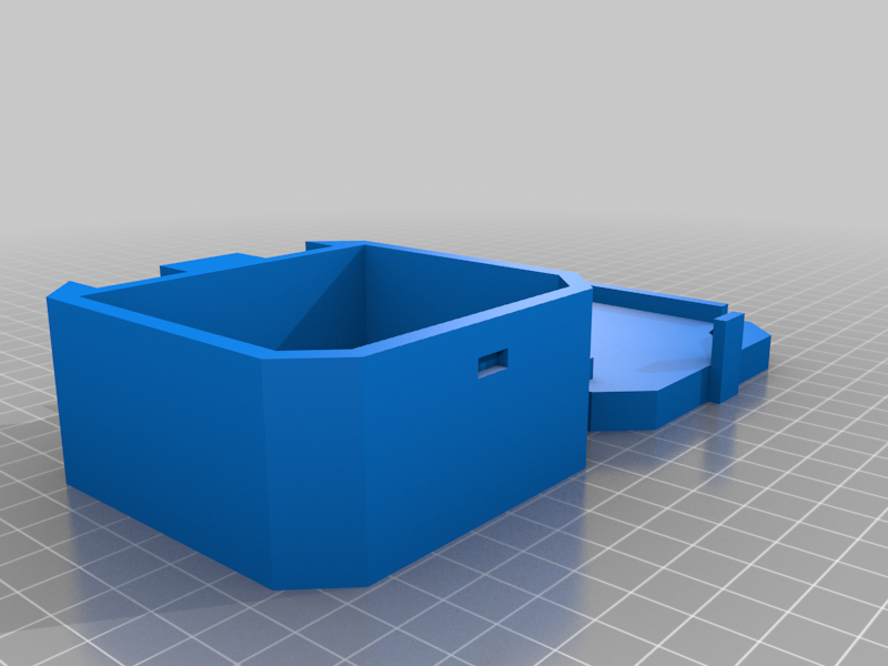 caixa tampa fechadura dinheiro armazenamento casa 3D print model - Mito3D