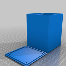 scatola coperchio personalizzato elettronica 3d print model - Mito3D