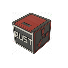 scatola coperchio ruggine gioco facepunch giocatore 3d print model - Mito3D
