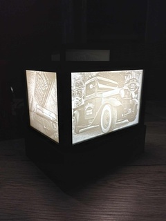scatola litografia Jack daniel's v2 presa e14 arte daniel daniels foto 3d print model - Mito3D